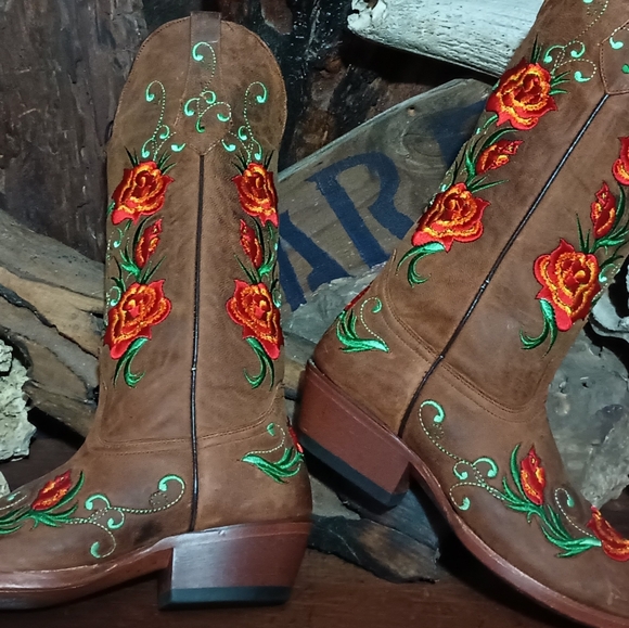 Johnny Ringo cowboy boots Size 7B - Picture 8 of 10